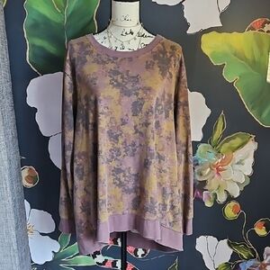 Jane and Delancey Purple and Yellow Sweatshirt